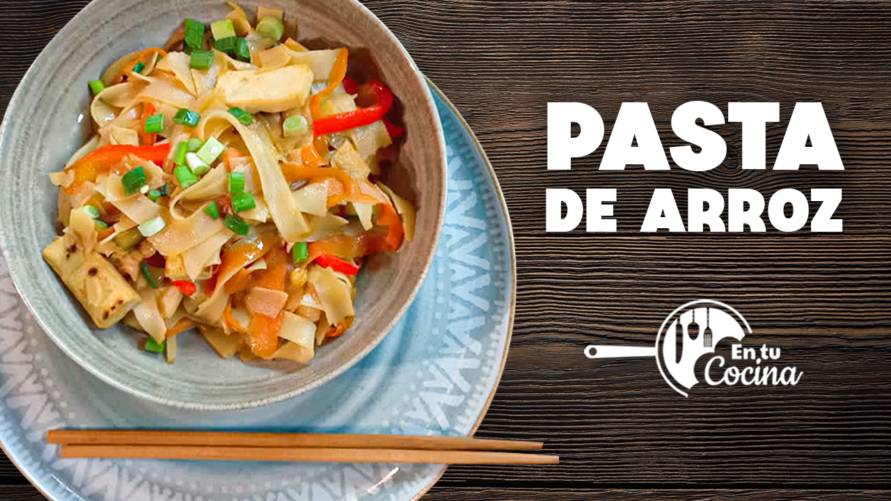 Pasta de arróz con Tofú en tu Cocina Teleamiga Teleamiga