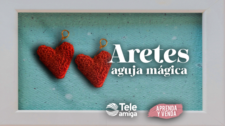 Aretes en aguja mágica- Aprenda y Venda en Teleamiga