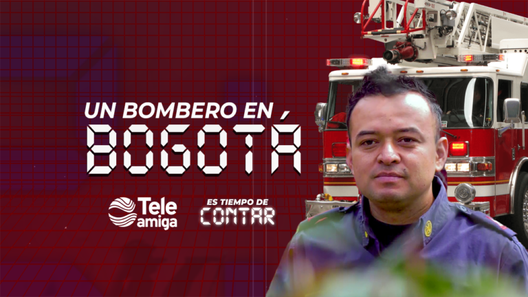 #EsTiempoDeContar La arriesgada labor de un bombero en Bogotá