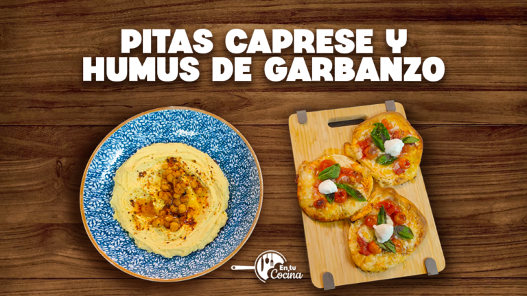 Pitas caprese y hummus de garbanzo en tu Cocina – Teleamiga