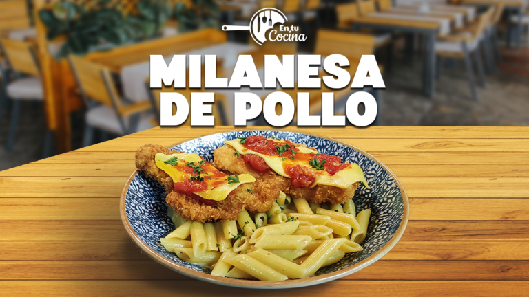 Milanesa de pollo y pasta en tu Cocina – Teleamiga