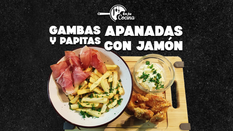 Gambas apanadas y papitas con jamón en tu Cocina – Teleamiga