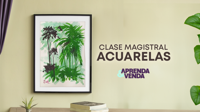 Clase Magistral de Acuarelas en Aprenda y Venda – Teleamiga