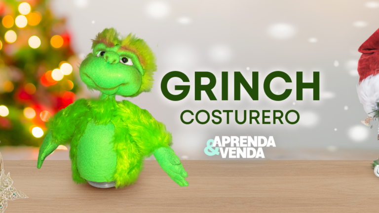 Grinch costurero en Aprenda y Venda – Teleamiga