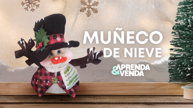 Muñeco de nieve apapachable en Aprenda y Venda – Teleamiga