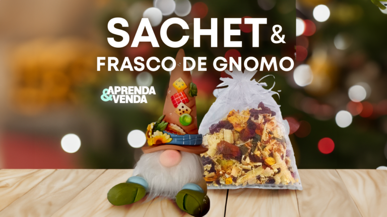 Sachet jabón navidad y frasco gnomo otoñal en Aprenda y Venda