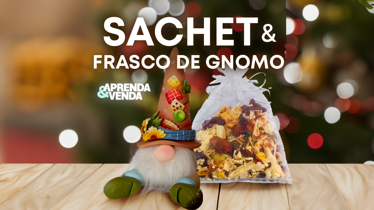 Sachet jabón navidad y frasco gnomo otoñal en Aprenda y Venda - Teleamiga