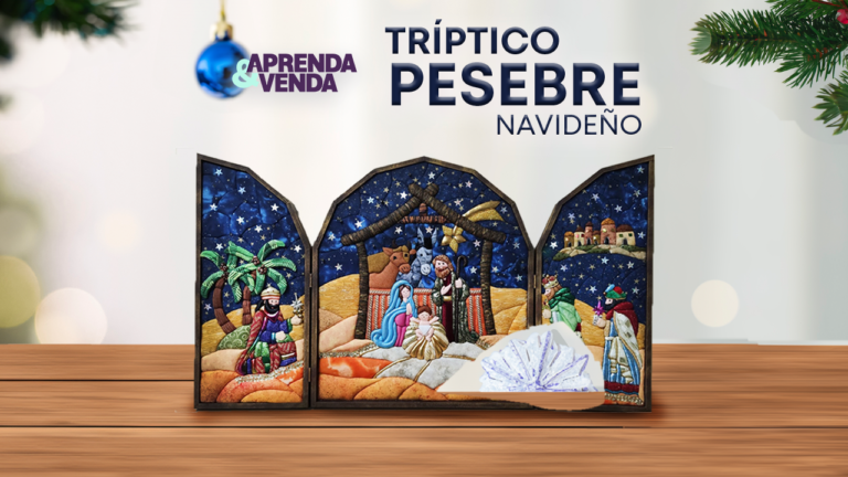 Tríptico pesebre navideño en Aprenda y Venda – Teleamiga