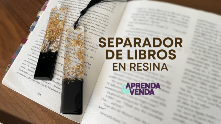 Separadores de Libros en Resina en Aprenda y Venda