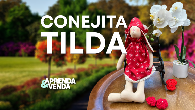 Coneja Tilda hecha a mano en Aprenda y Venda – Teleamiga