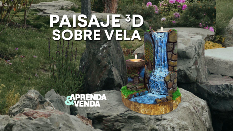 Paisaje 3D Sobre Vela en Aprenda y Venda