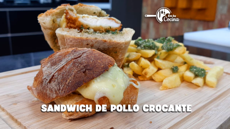 Sandwich de Pollo Crocante En Tu Cocina