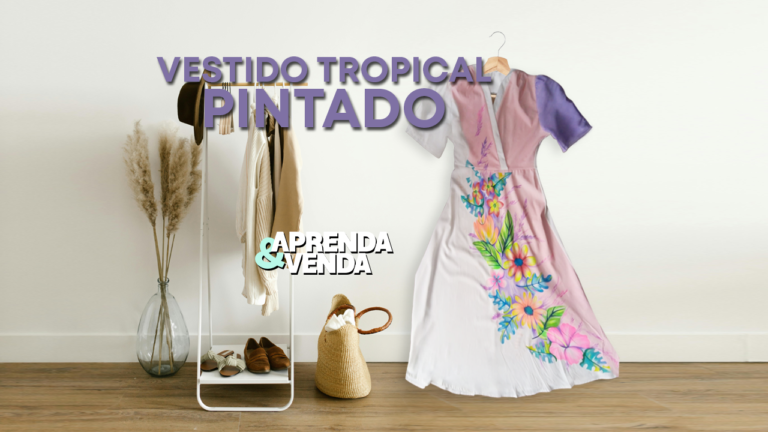 Vestido Tropical Pintado en Aprenda y Venda