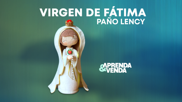 Virgen de Fátima en Paño Lency en Aprenda y Venda