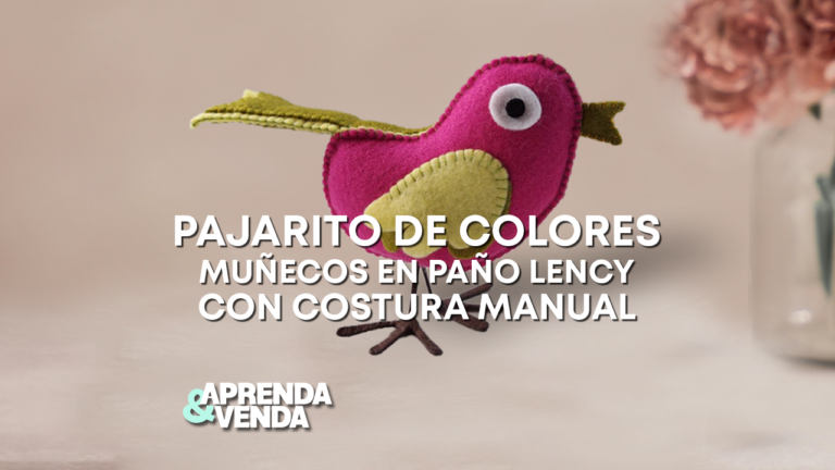 Pajarito de Colores Paño Lency en Aprenda y Venda