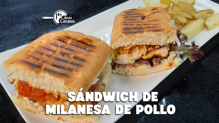 Sándwich de Milanesa de Pollo en tu Cocina