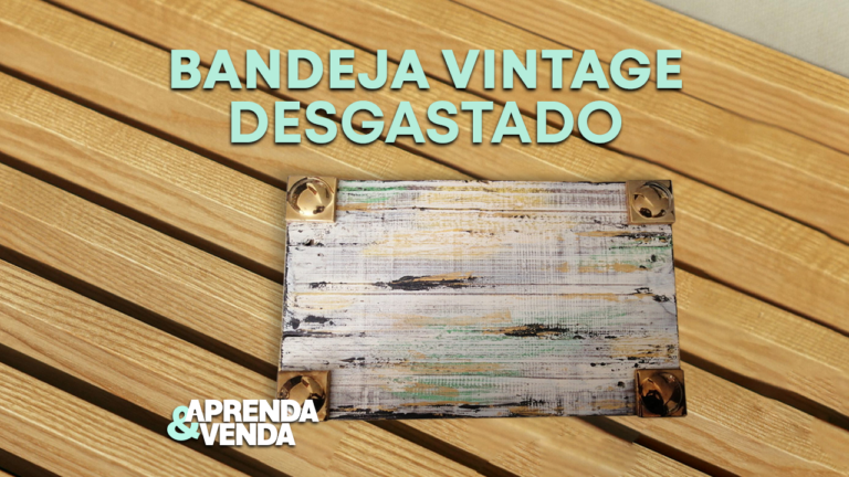 Bandeja Vintage Desgastada en Aprenda y Venda