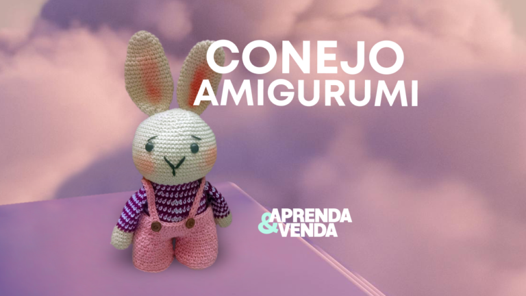 Conejo en Amigurumi en Aprenda y Venda