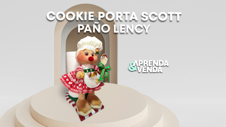 Cookie Porta Scott en Paño Lency en Aprenda y Venda