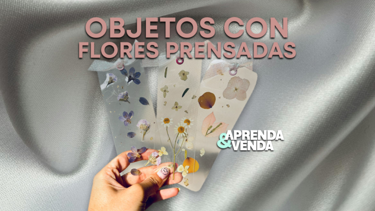 Objetos con Flores Prensadas en Aprenda y Venda