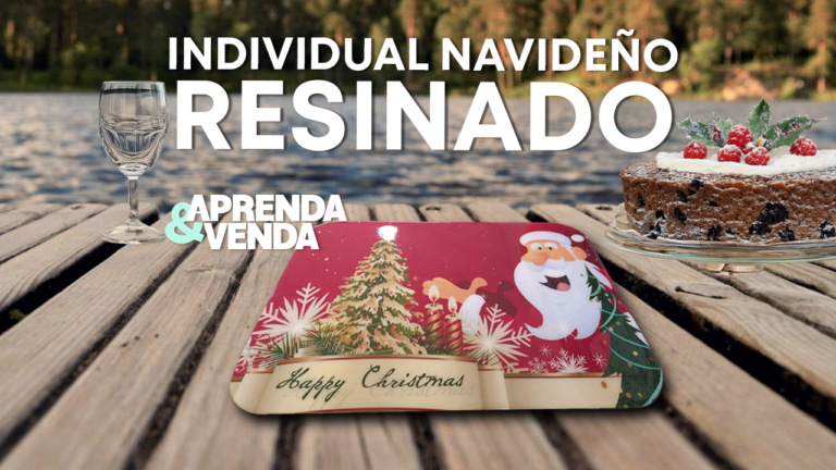 Individual Navideño Resinado en Aprenda y Venda