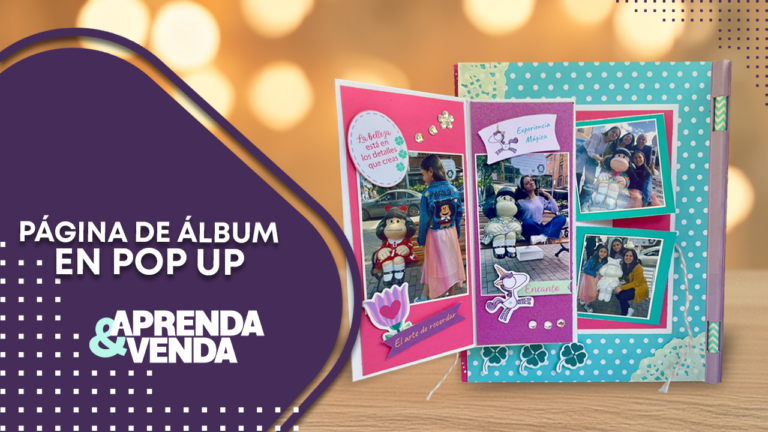 Página de Álbum en Pop Up – Aprenda y Venda