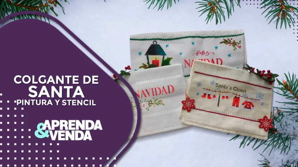 COLGANTE DE NAVIDAD PINTURA