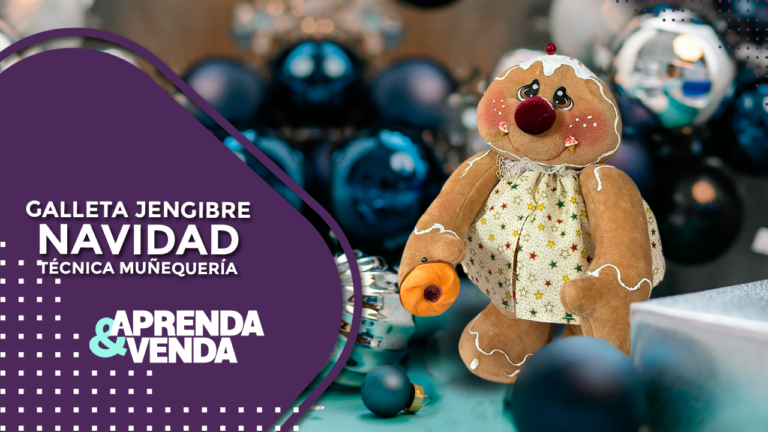 Galleta de Jengibre Navidad – Muñequería – Aprenda y Venda