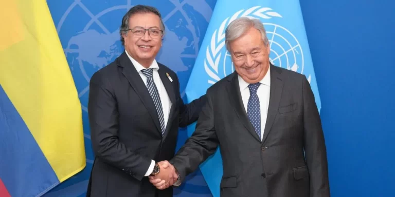 Presidente Petro y Antonio Guterres Abordan Medioambiente, Paz y Drogas en Reunión en Nueva York