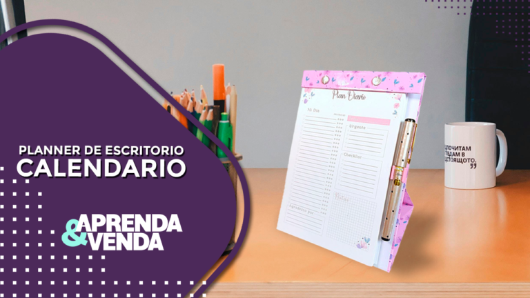 Planner de Escritorio Calendario – Aprenda y Venda