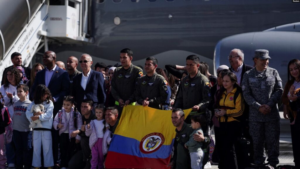 colombianos repatriados libano