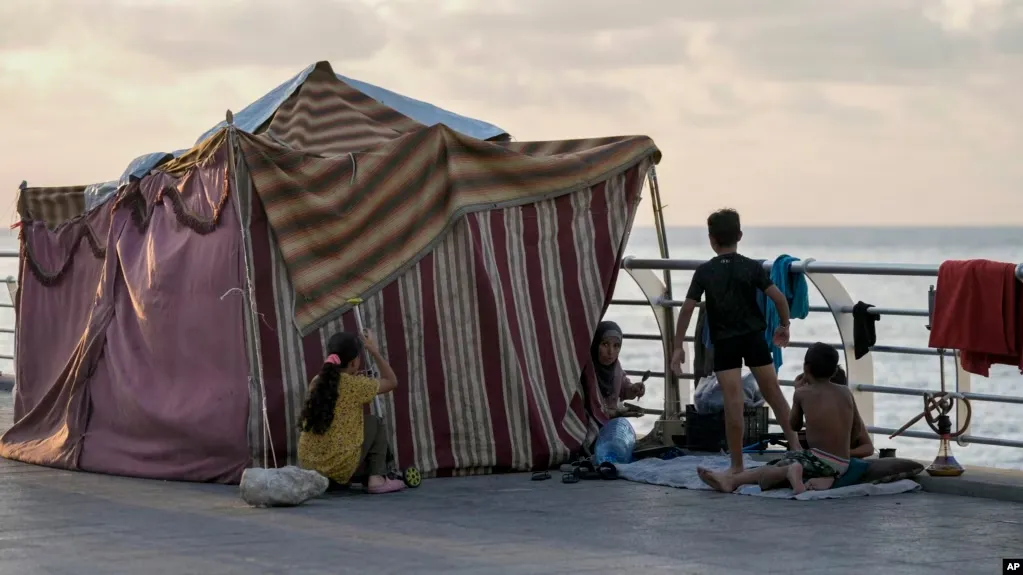 Desplazados Guerra Israel en Libano