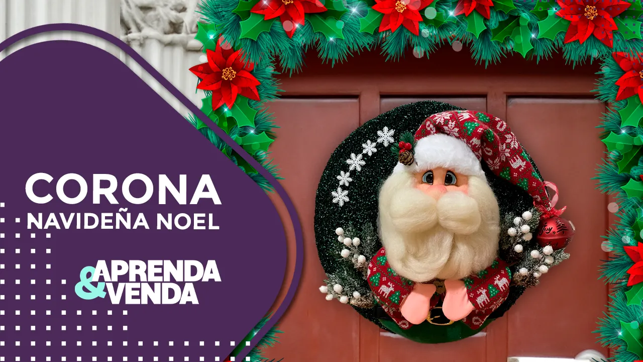 Corona Navideña Noel