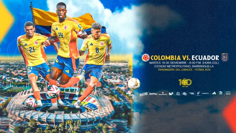 Plantilla Colombia vs Ecuador