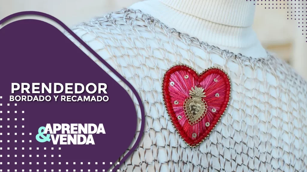 Prendedor Bordado y Remachado