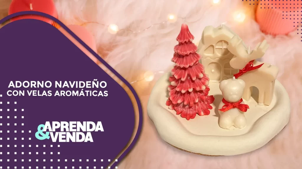 Adorno Navideño - Velas Aromáticas